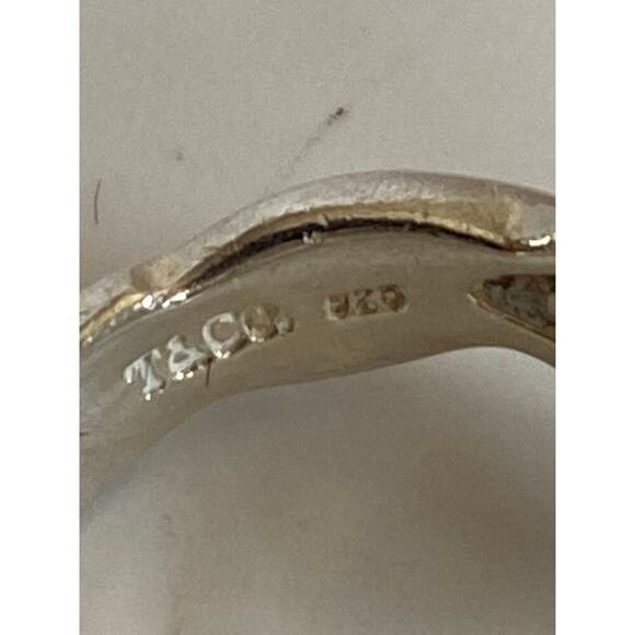 Authentic Tiffany & Co Infinity Sterling Sliver Ring Size Size 5 - Picture 5 of 7